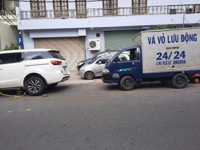 Đơn vị chuyên nhận vá vỏ ô tô lưu động bình dương 24/7h